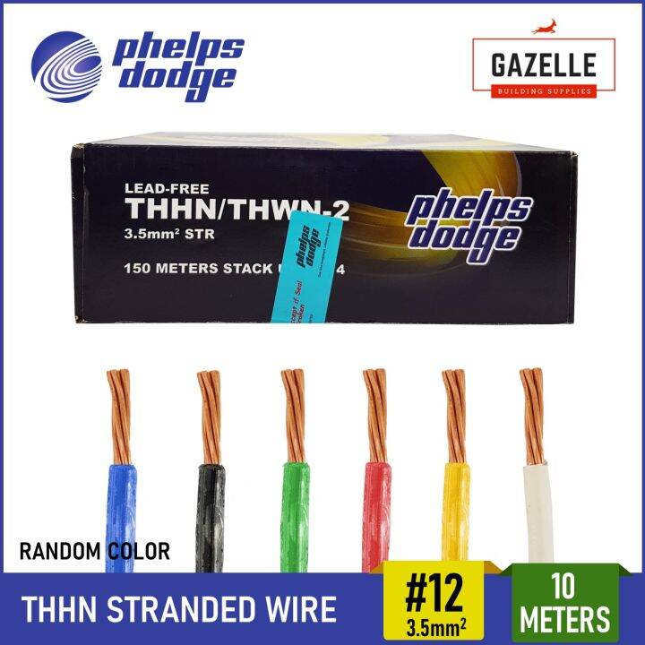 Phelps Dodge THHN / THWN2 Stranded Wire Gauge 12 3.5mm2 (Per 10