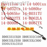 Video screen Flex cable For HP pavilion 14-B 14-C TPN-Q115 laptop LCD LED Display Ribbon Camera cable DD0U33LC030 DD0U33LC020