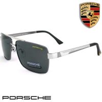 แว่นตา แว่นตาแฟชั่น Polarized แว่นกันแดด แฟชั่น รุ่น PORSCHE สีเงินเลนส์ดำ เลนส์โพลาไรซ์ ขาข้อต่อ สแตนเลส สตีล แว่นตา ปอร์เช่ Glasses แว่นตากันแดด