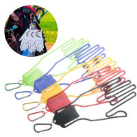 6Pcs Golf Glove Holder Plastic Golf Gloves Rack Dryer Golf Glove Stretcher Hanger With Key Chain Golf Accessories