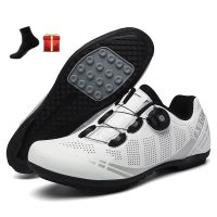 Classic Couple riding shoes man lockless road bicycle shoes breathable women non slip rubber sole cycling shoes bike sneakers