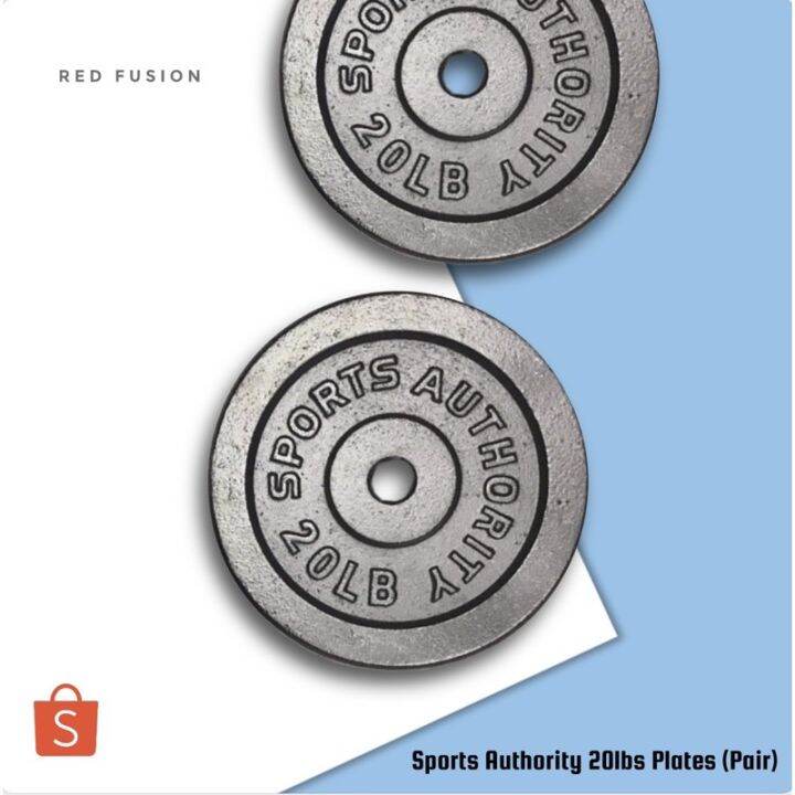 Sports Authority Plates 20lbs(Pair) Lazada PH