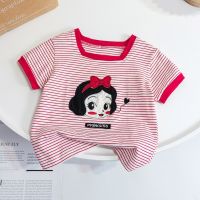 IENENS Kids Fashion Baby Cotton Clothing Girls T-shirt Tops Shirt Polo Casual Clothes Blouse Girl Tee Shirts Infant Toddler Children Wears 1 2 3 4 5 6 Years