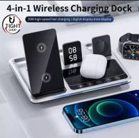 3in1 แท่นชาร์จ Original Fast Qi 15W Wireless Charger แท่นชาร์จไร้สาย 3IN1 R11สำหรับ S22 S21 S20 Ultra S10 S9 S8 Plus Note8 Note9/ i 14 14Pro 13 14Pro Max 12 11 XR BY Tight.shop