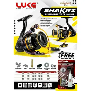 BISA COD/ SIP FISHING/ ALAT GULUNGAN PANCING/ Reel Luke Labo 2000/3000  Power Handle