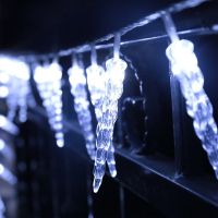 {Decwork}10/20Pcs 2022 New Year Decor Lantern String ตกแต่งคริสต์มาสสำหรับ Home จำลอง Ice Light Xmas Tree เครื่องประดับปลอม Icicle