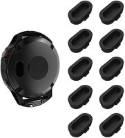 Dust Proof Silicone 5 pcs. Black For Garmin Fenix6 ,Fenix5,FR935, FR945, FR245