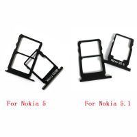 1Set Sim Card Tray Holder Socket SD Slot For Nokia 5 5.1 Repalcement Part