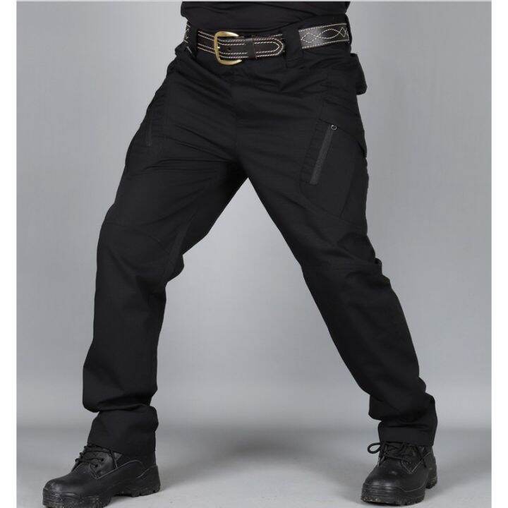Cargo Combat Camo Pants Tactical Pants Plus Size IX9 Mens Waterproof