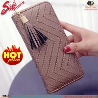 BeeStyle กระเป๋าใส่เช็ค กระเป๋ายาว กระเป๋าโทรศัพท์ Woman Mobile Phone Long Wallet Purse 2291