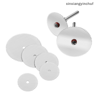 ⚙️[xinxiang] 6pcs MINI Circular SAW Blade set สแตนเลสไม้ตัดแผ่นเครื่องมือโรตารี่