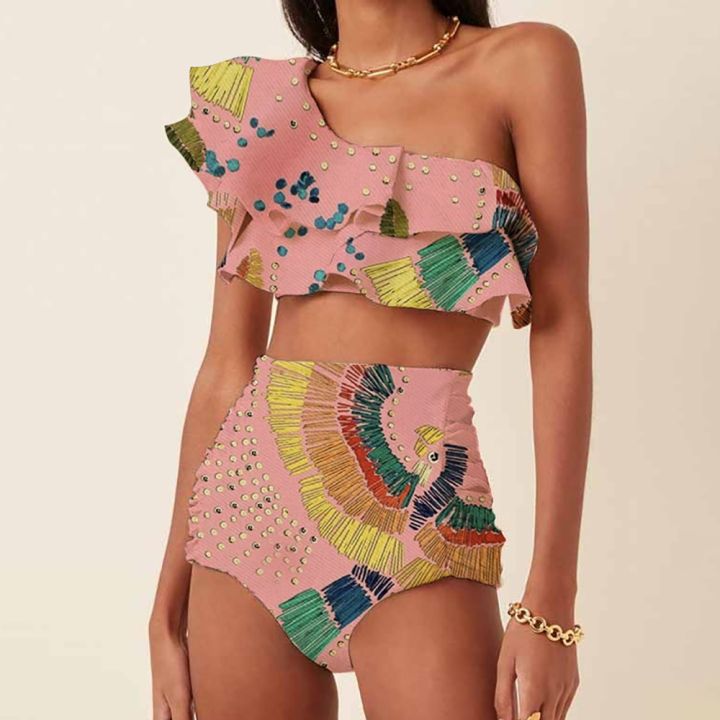 jh-print-ruffle-swimsuit-fashion-shoulder-tube-top-piece-waist-tummy-tight-beachwear-2023