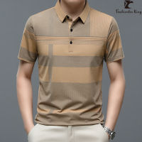 Summer Mens Short Sleeve Polo Shirt Fashion Loose Printed Tee Shirt Polos Towels