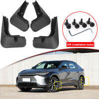 รถจัดแต่งทรงผมสำหรับ Toyota BZ4X EA10 2022 2023 ABS รถ Mud Flaps Splash Guard Mudguards MudFlaps ด้านหน้าด้านหลัง Fender อุปกรณ์เสริมอัตโนมัติ