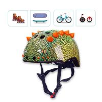 Balance Car Helmet Useful Cycling Skate Scooter Roller Children Helmet with 3D Dinosaur Design PC Skateboard Helmet