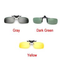 Driving Polarized Uv 400 Night Vision Clip-On Flip-Up Sunglasses Glasses Xq