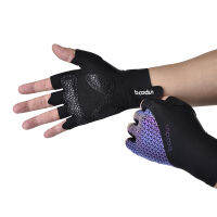 สินค้าใหม่2301379 Breathable Shock Absorb ถุงมือขี่จักรยาน Half Finger Racing