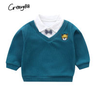 Children toddler shirt boys full sleeve T-shirt tops cotton clothes Baby T shirt for infant clothing autumn new fashion sweater