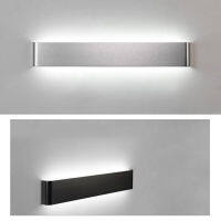 สี่เหลี่ยมผืนผ้าโคมไฟติดผนัง LED แสงในร่ม AC85 ~ 260โวลต์โคมไฟติดผนัง6วัตต์12วัตต์18วัตต์24วัตต์ห้องนอนห้องน้ำกระจกแสงสำหรับทางเดินข้างเตียงบาร์