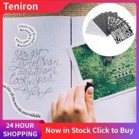 Teniron 16 แผ่นวินเทจอ้างอิงกระดาษสติ๊กเกอร์ diy ใบเสนอราคาสติกเกอร์สมุดบันทึกบันทึกประจำวัน