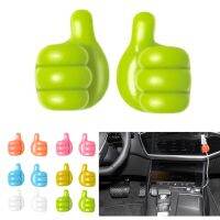 hot【DT】▪✴❁  2pcs Hand-shaped Rubber Holder Multifunctional Adhesive for Car Wire Data Glasses Keys Organizer Hooks