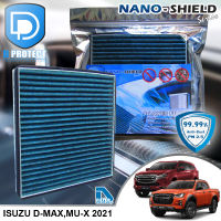 กรองแอร์ Isuzu อีซูซุ D-Max,Mu-X 2020-2022 สูตรนาโน ผสม คาร์บอน (D Protect Filter Nano-Shield Series) By D Filter (ไส้กรองแอร์รถยนต์)