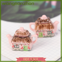 Wanglianzhon ถ้วยน้ำเครื่องเคลือบดินเผาสวยงามบนโต๊ะอาหาร1/12บ้านตุ๊กตาจิ๋วของเล่นห้องครัว