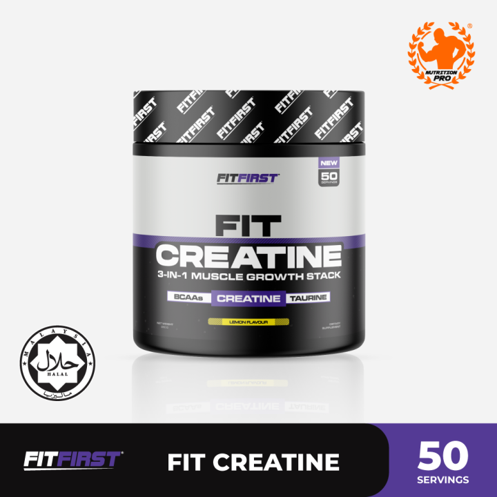 FIT FIRST FIT CREATINE (50SERV)3IN1+CREATINE+BCAA+TAURINE+INCREASE