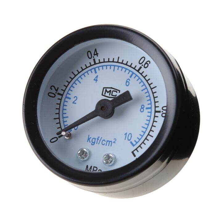 Mini Low Pressure Gauge Back Mount 1/8" Thread Pressure Gauge Shatter