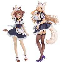 ของเล่นฟิกเกอร์ตัวการ์ตูนน่ารักของ NEKOPARA รูปชุดสาวใช้มะพร้าวถั่วแดงหุ่นสาวอะนิเมะของสะสม PVC ของขวัญของเล่น Waifu สำหรับ