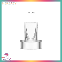 HERBABY อุปกรณ์ปั๊มนมสวมใส่ซิลิโคนแตรน้ำไดอะแฟรม Duckbill Valve suction Bowl lid Bra ปรับหัวเข็มขัดซิลิโคนวัสดุไม่มี BPA