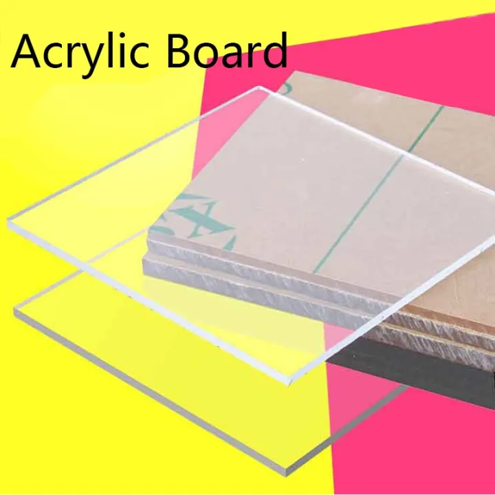 Clear Acrylic Board Perspex Sheet PMMA High Transparent Diy Handmade ...