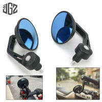 for Husqvarna Svartpilen 401 250 701 Blue Glass Rearview Round Handlebar Bar End Rear View Side Mirrors Motorcycle Accessories