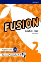 Bundanjai (หนังสือเรียนภาษาอังกฤษ Oxford) Fusion 2 Teacher s Pack (P)