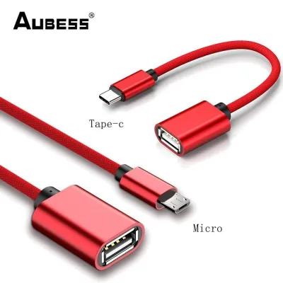 OTG Type C Adapter Portable OTG Data Cable Converter USB Female To Micro USB Male Converter OTG USB Cable Connector For Phone