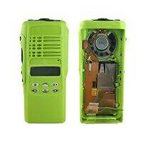 VBLL Walkie-talkie Replacement Repair Front Case Kit with Speaker for HT1250 GP380 Two Way Radio -Green