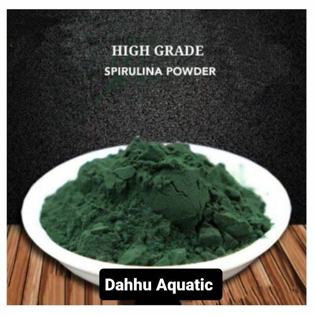 Spirulina powder premium grade 100 Natural food for aquarium fish