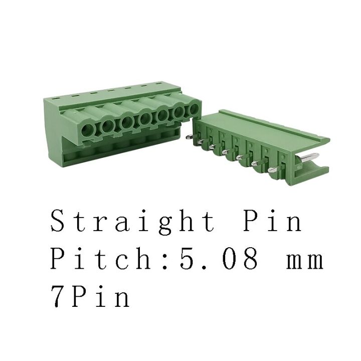 10 Pairlot 678pin2edg 508 Pcb Sekrup Terminal Blok Konektor 2edg 508mm Lurus Jarum Pin 5828