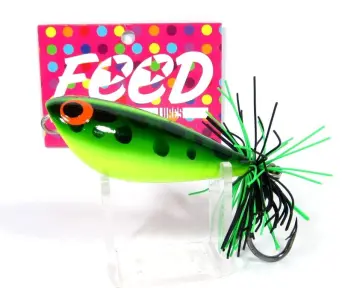 Feed Lures Spin 26 Hand Made Wood Frog Floating Lure 26 grams 1 (1001) |  Feed