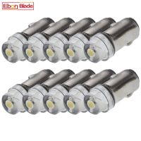 BA5S โคมไฟ Led ซังขนาดเล็ก5มม. จำนวน10ชิ้นโคมไฟสีขาวนวลไฟ12V-22V Dc สำหรับของเล่นโมเดลรถไฟรถไฟ600 150