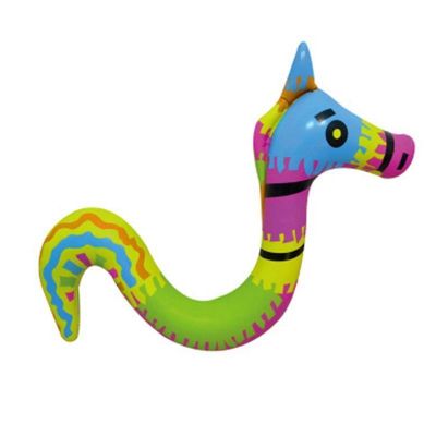 ♙ﺴ Flamingo Seahorse Inflatable Swimming Pool Floating Row 3D Animal Swimming Pool Beach Floating Kids Outdoor Playing Toy