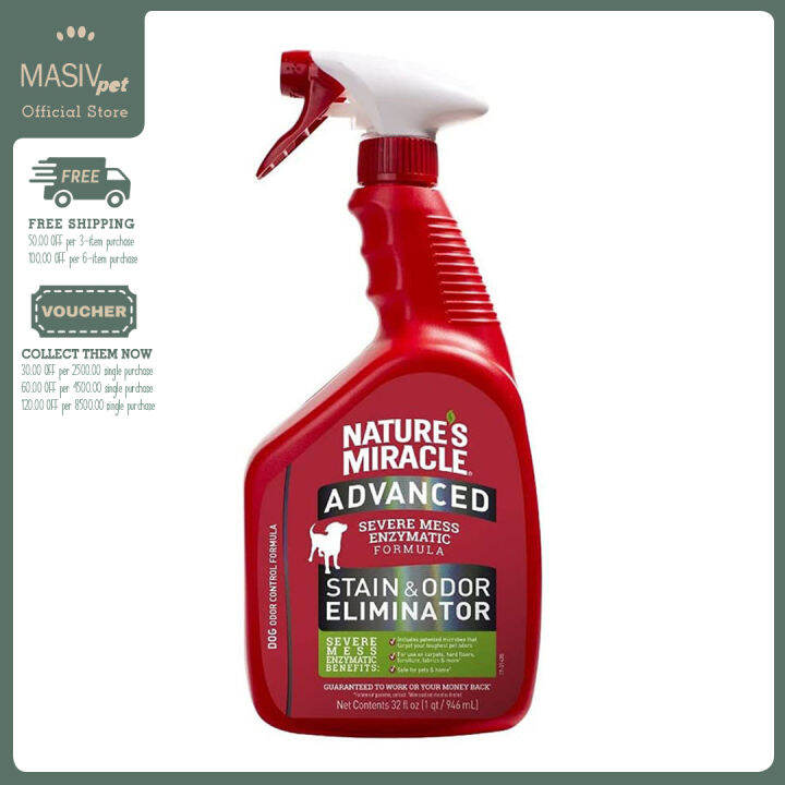 Nature's Miracle Advance Enzymatic Formula Stain & Odor Eliminator 946ml Lazada PH