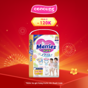 Tã quần Merries Ultra Jumbo XL, 50 miếng