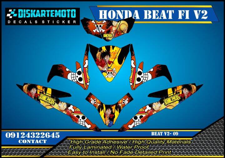 Honda Beat Fi V2 Decals Sticker Lazada PH