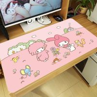 Cute Pink My Melody Mousepad Keyboard Pad Work Mice Mat（20cmx25cm 30cmx60cm 40cmx70cm 40cmx80cm 40cmx90cm） Large Gaming Deskmat Mouse Pad