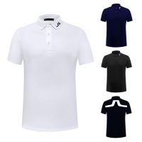 KAOS Polo Jersey กอล์ฟสำหรับผู้ชาย,ใหม่ฤดูร้อนเสื้อผ้าที่สบายแห้งเร็วเสื้อยืดระบายอากาศแขนสั้นสำหรับกีฬากอล์ฟ