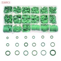 530PCS Rubber O Ring Gasket 18 Size Sealing Ring Kit Repair O Ring for Car A/C System R134A Air Conditioning Gasket Washer Set