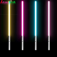 LS【ready Stock】Metal Lightsaber Colorful Light Led Flash Stick Alloy Grip Sword Toy With Strike Sound For Boys As Gifts1【cod】