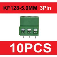 Dg/ KF128ขั้วต่อเทอร์มินัลบล็อกแบบสกรู PCB 5.0มม./5.08 2P 3P 4P 5P 6P 7P 8 P 9P 10P 12P เทอร์มินัล380V 10A