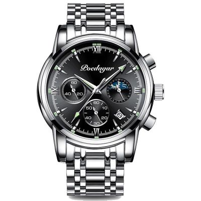 Top Brand Sport Luminous Watches Stainless Steel Fashion Luxury Waterproof Quartz Watch For Men Business Relojes Wristwatches
